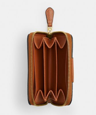 現行品✨【COACH】コーチ エッセンシャル スモール ホースアンドキャリッジ エッセンシャル スリム アコーディオン ジップ ウォレット